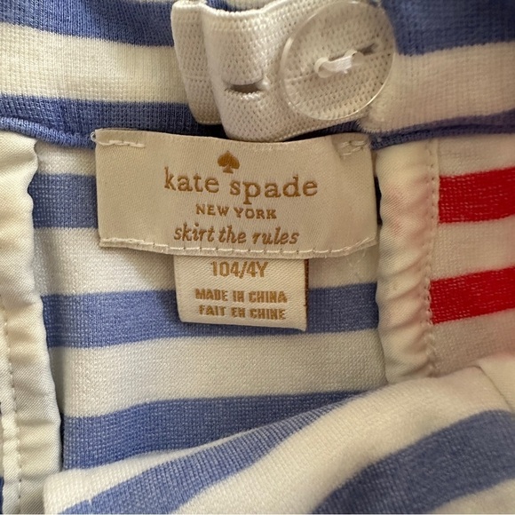 Girls Kate Spade Striped Set sz 4Y - Picture 3 of 4